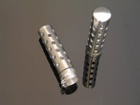 HANDGRIPS BILLET WITH ROUND HOLES 1""
