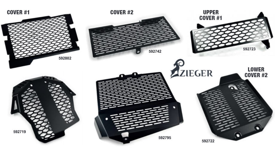 RADIATOR COVERS ZIEGER ON SPECIAL ORDER